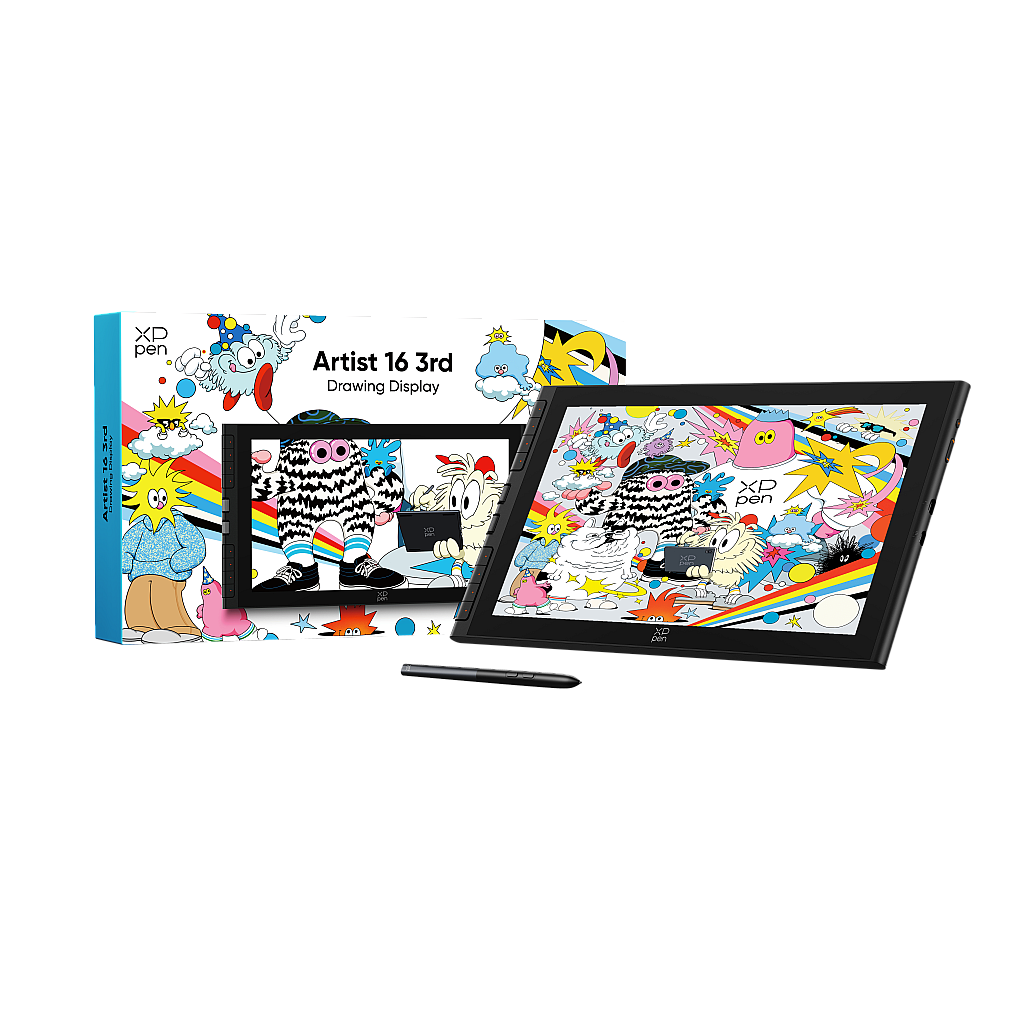 XPPen Artist 16 3rd - BLACK - CD161FH | DGtizers